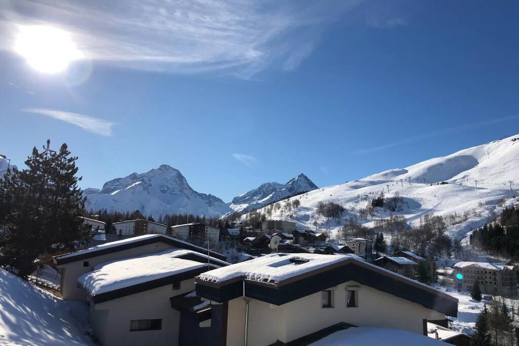 Petit Appartement Labellise Les 2 Alpes Residence Arc En Ciel Telesiege Petite Aiguille Les Deux Alpes Kültér fotó